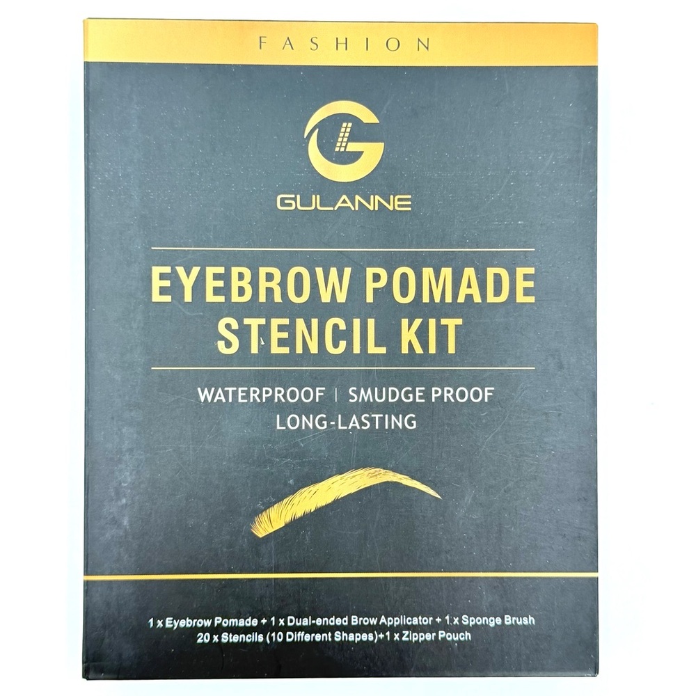 Gulanne Eyebrow Pomade Stencil Kit In Light Brown (WD0002 & 3)